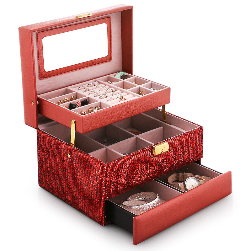 Three-Tiered Jewelry Box