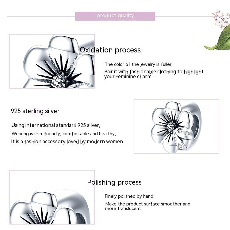 Springtime Flower Bracelet Charm