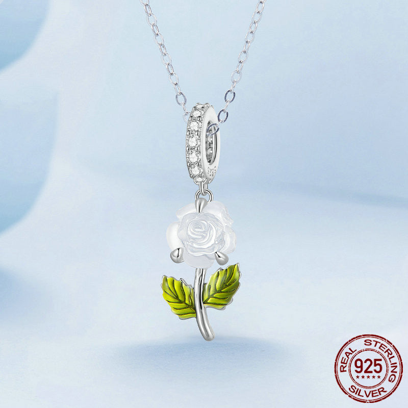 Ultraviolet Rose Bracelet Charm