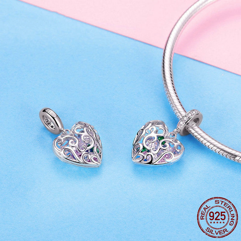 Throbbing Heart Bracelet Charm