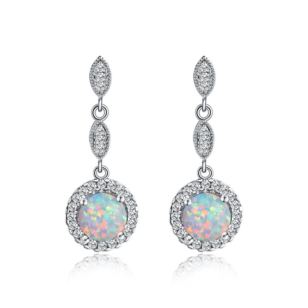 Celestial opal earrings