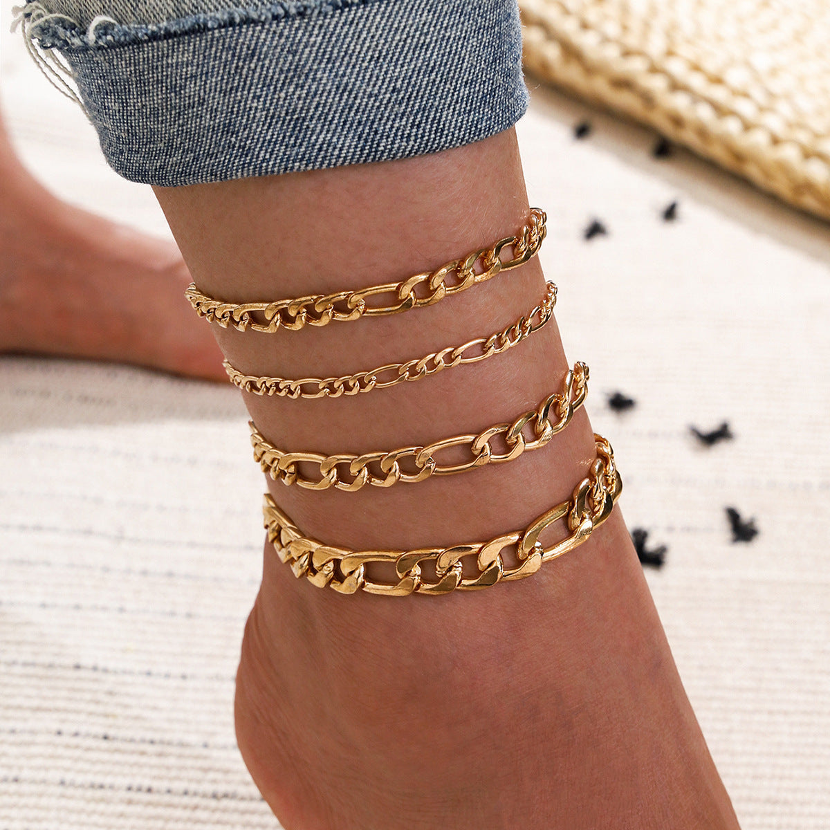 5 Piece Anklet set
