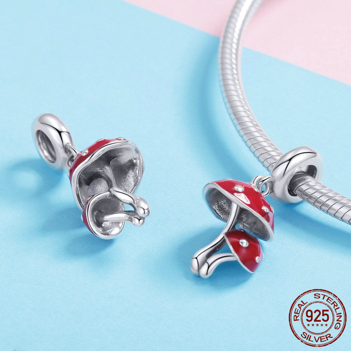 Mushroom Bracelet Charm