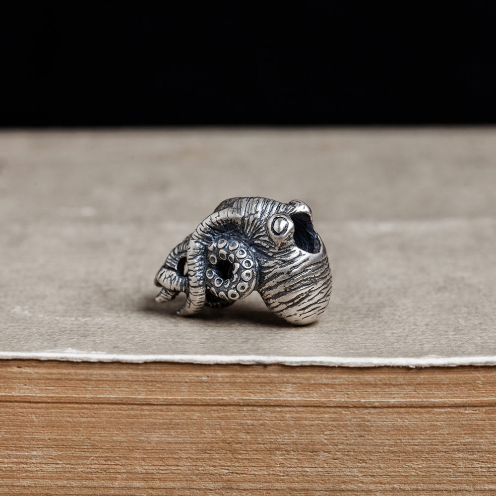 Realistic Octopus Bracelet Charm