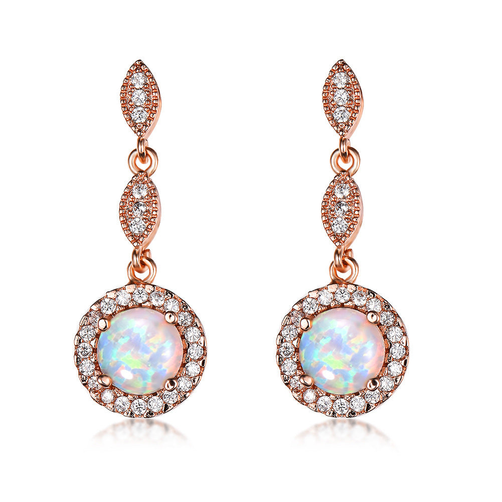Celestial opal earrings