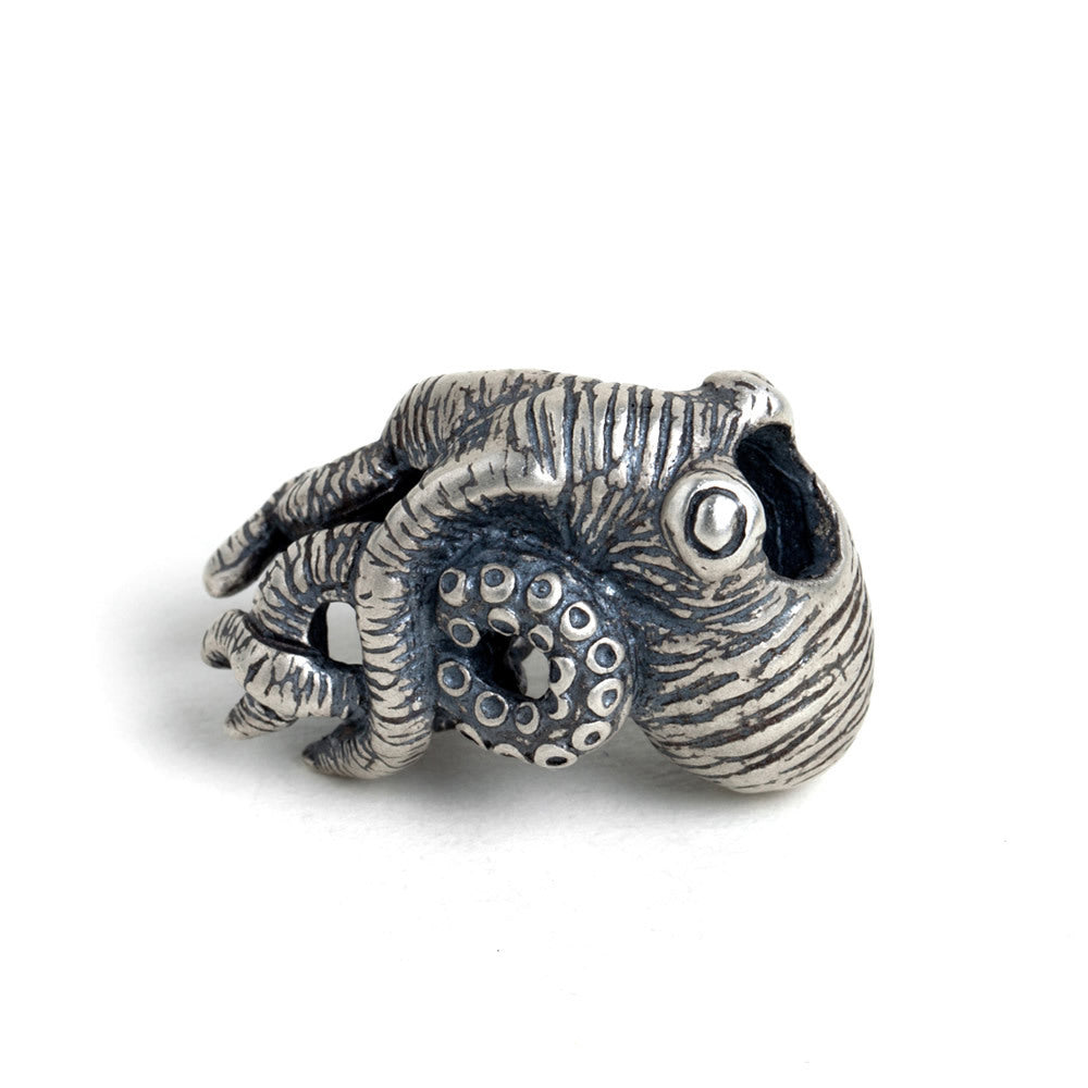 Realistic Octopus Bracelet Charm