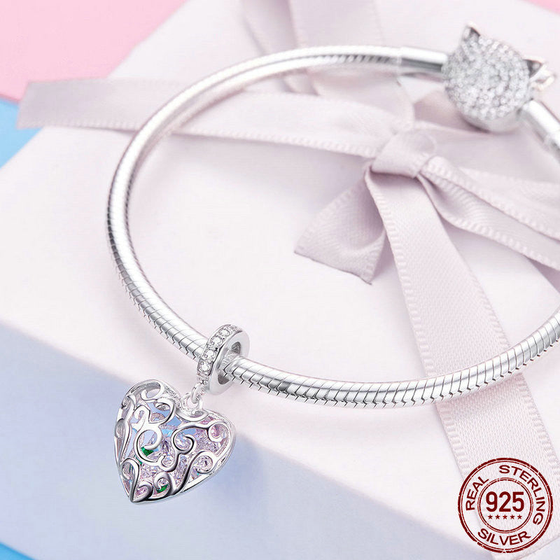 Throbbing Heart Bracelet Charm