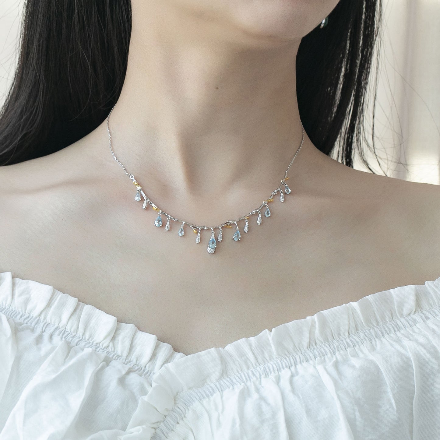 Ethereal Cascade necklace