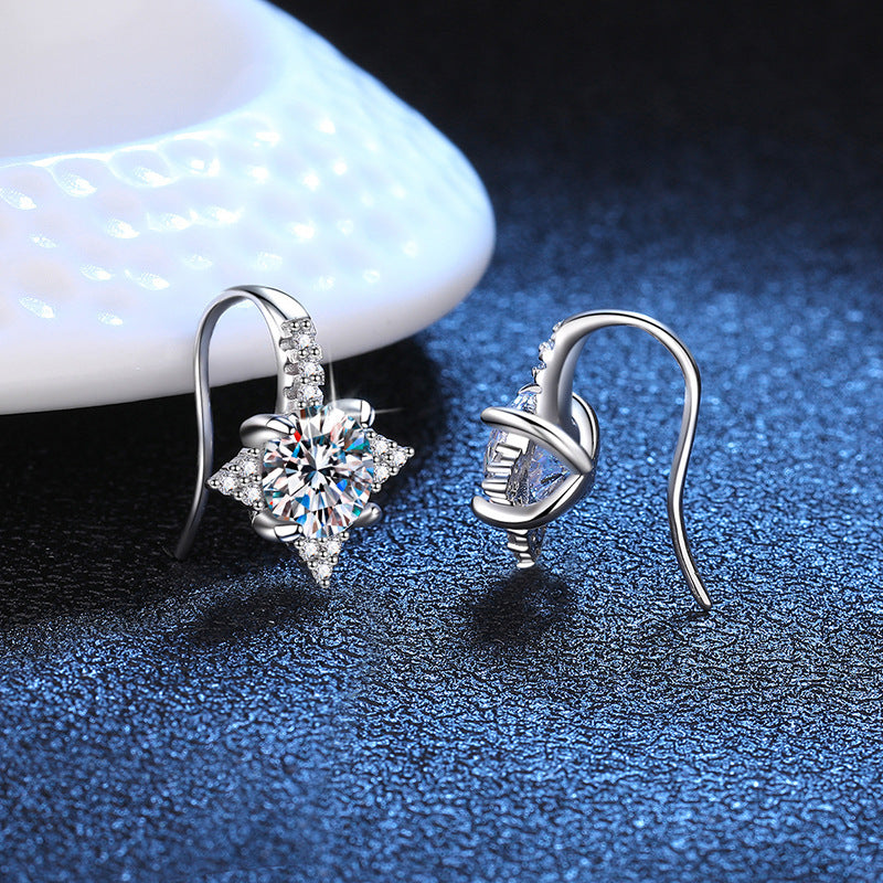 Luxury Temperament Octagonal Star Earrings