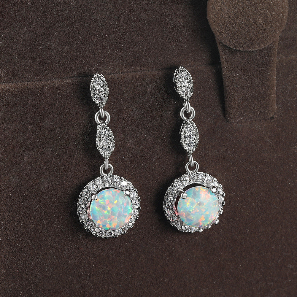 Celestial opal earrings