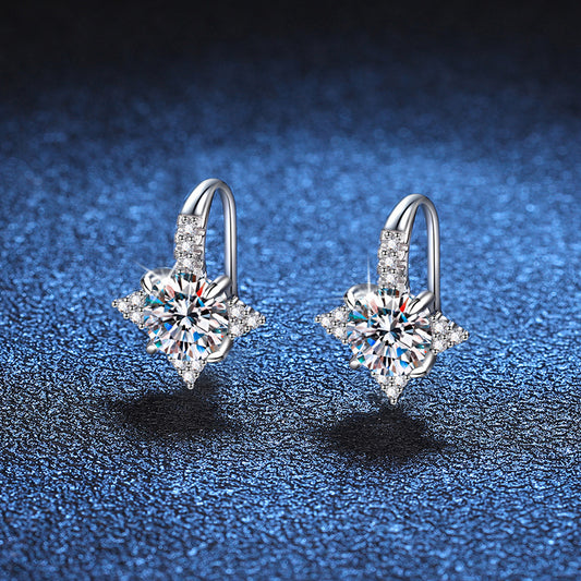 Luxury Temperament Octagonal Star Earrings