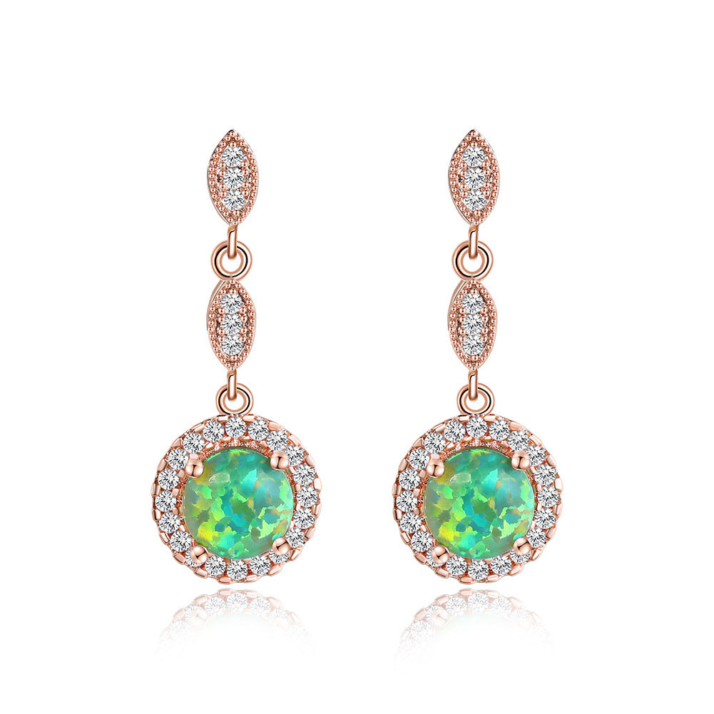 Celestial opal earrings