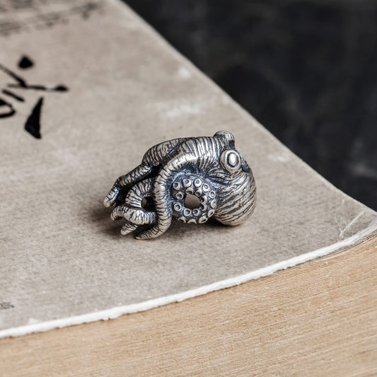 Realistic Octopus Bracelet Charm