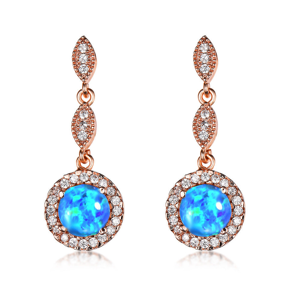 Celestial opal earrings