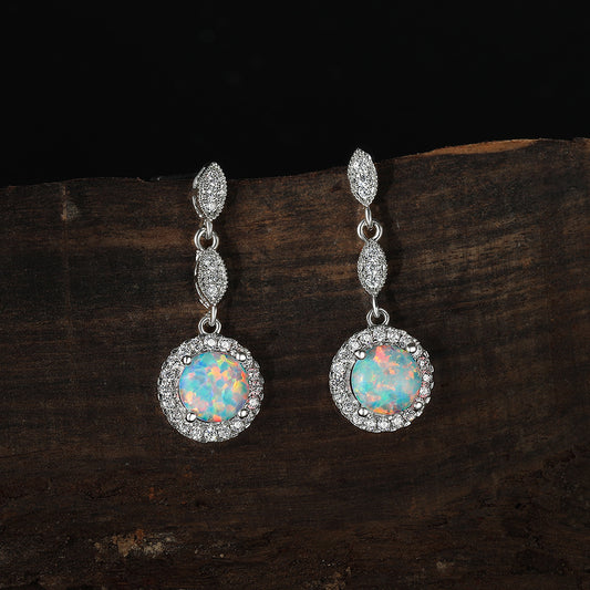 Celestial opal earrings