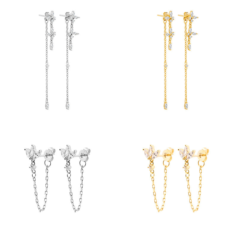 Butterfly Ear Stud Earring