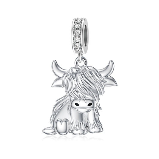 Highland Cow Bracelet Charm