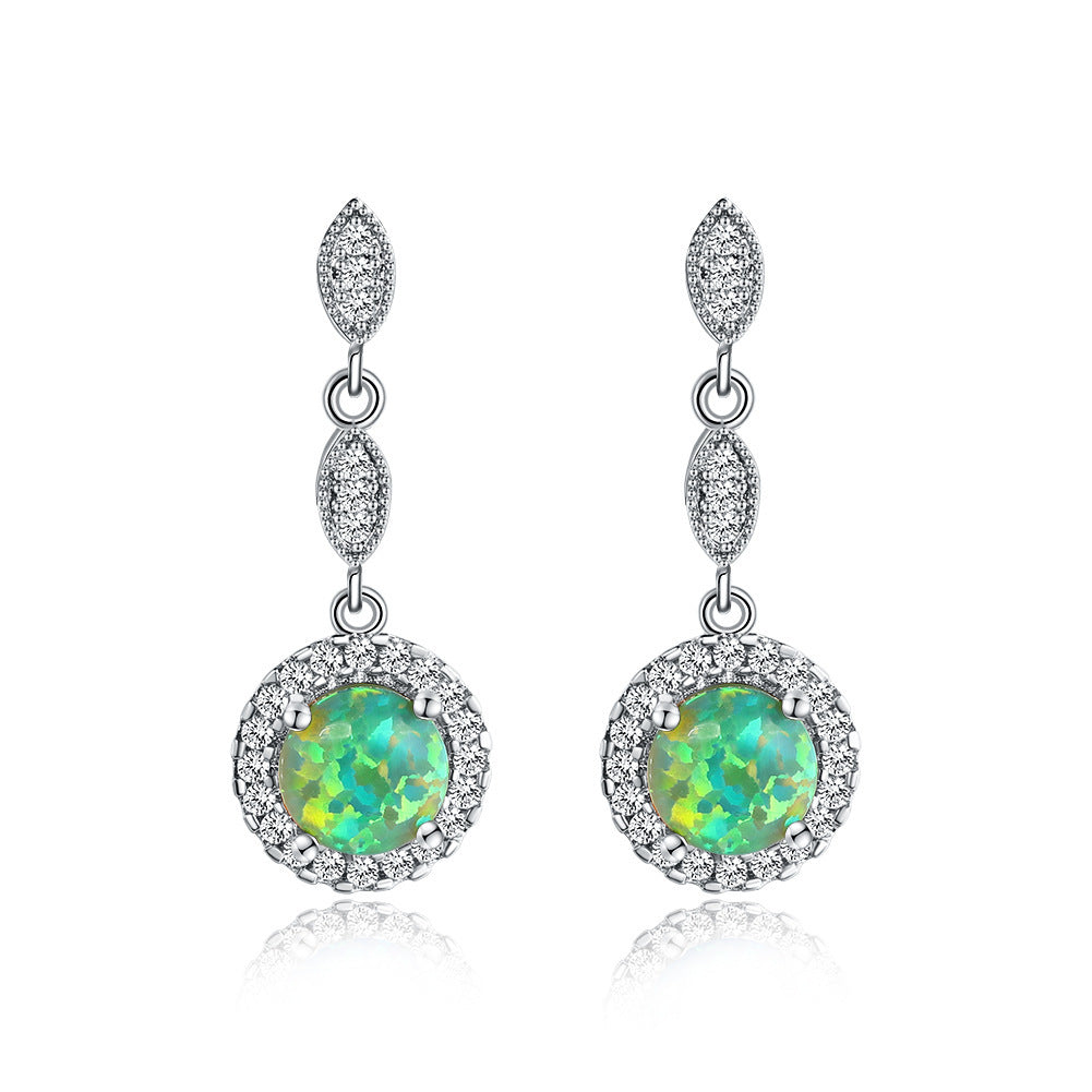 Celestial opal earrings