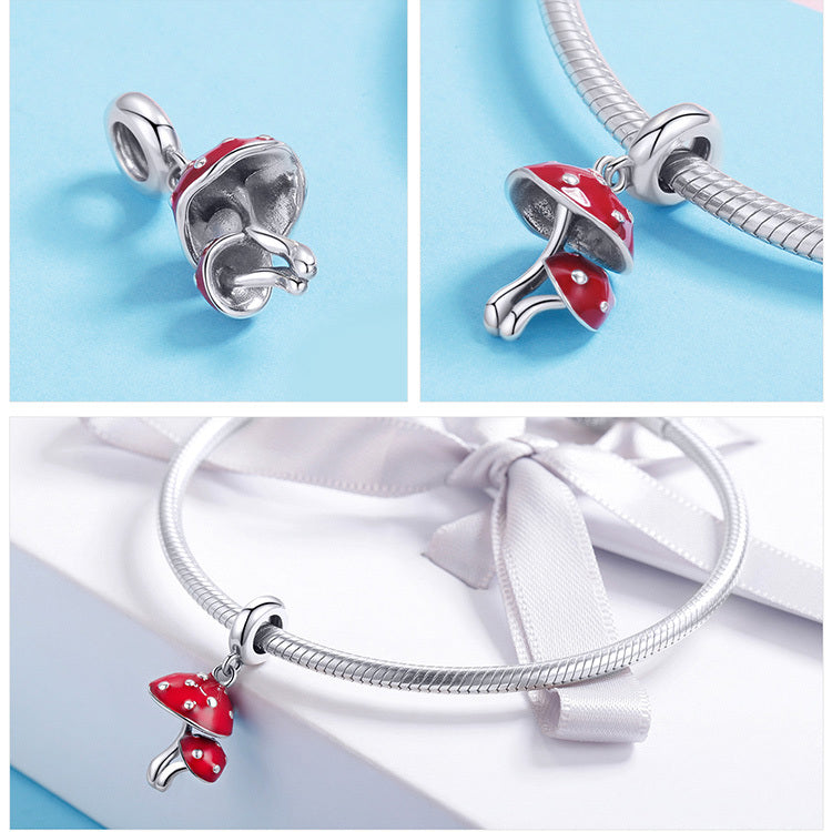 Mushroom Bracelet Charm