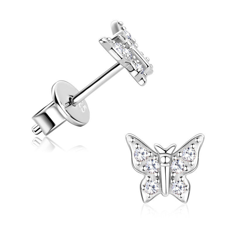 Butterfly Diamond Ear Stud