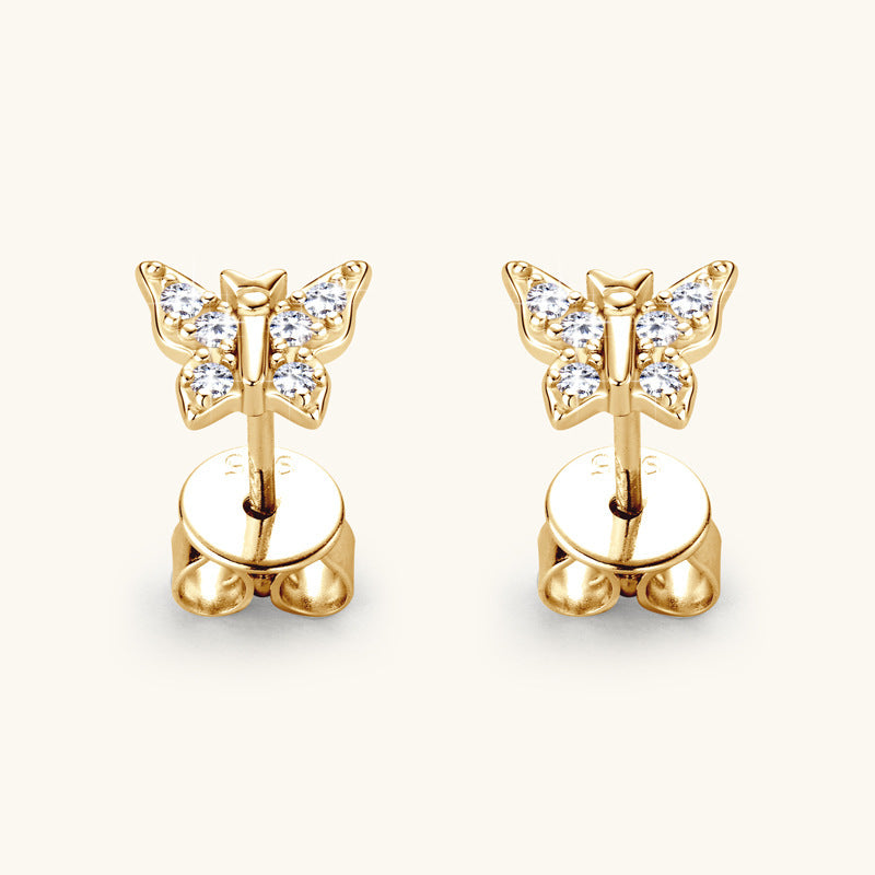 Butterfly Diamond Ear Stud