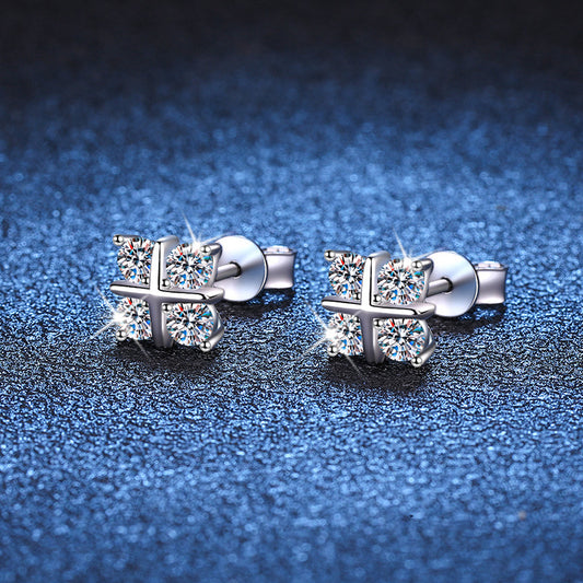 Cross earrings