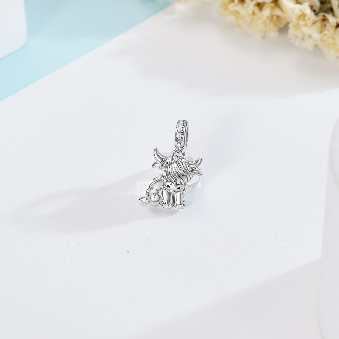 Highland Cow Bracelet Charm