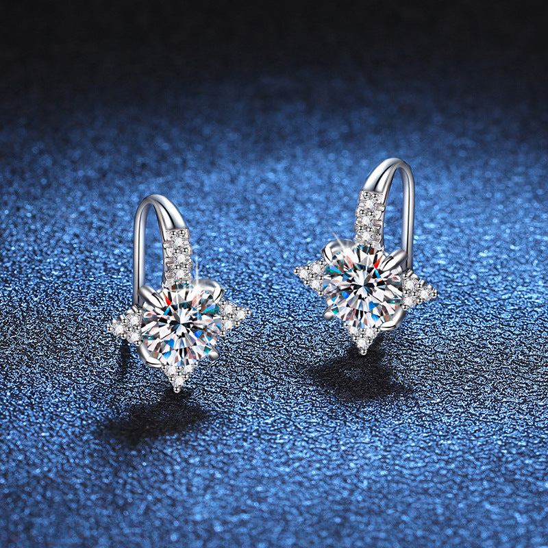 Luxury Temperament Octagonal Star Earrings